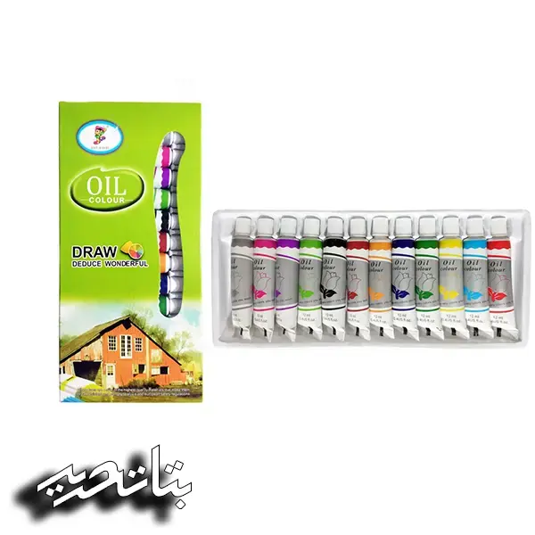 اویل کالر-چیان- رنگ روغن 12 رنگ چینی اویل کالر-چیان- رنگ روغن 12 رنگ چینی