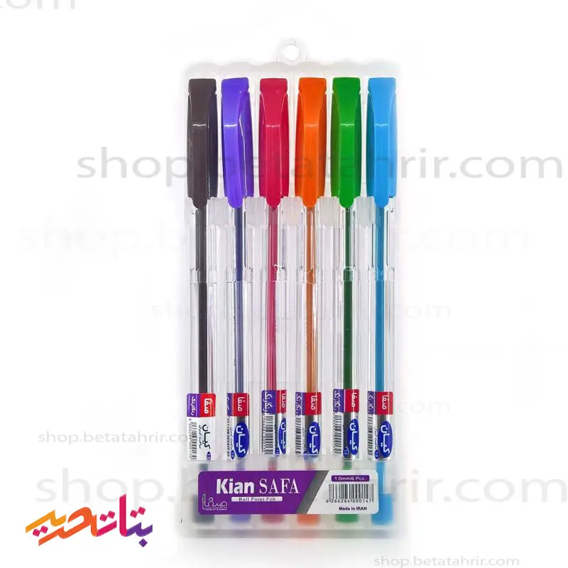 کیان خودکار رنگی ( پک 6 عددی)