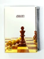 آیلار-دفتر 100 برگ جلد سخت فنری کاغذ کرافت کد 39