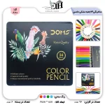 مداد رنگی 24 رنگ فلزی آرتیست جعبه مشکی دامس  کد 24826