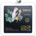 مداد رنگی 24 رنگ فلزی آرتیست جعبه مشکی دامس  کد 24826 - تصویر 4